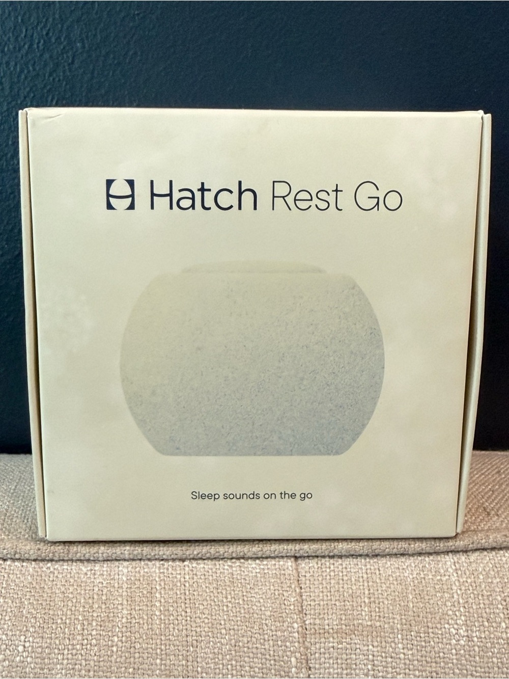 New Hatch Rest Go Portable Sound Machine for Babies and Kids Putty Color